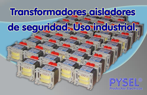 Transformadores electricos de seguridad uso industrial aisladores separadores de ineas