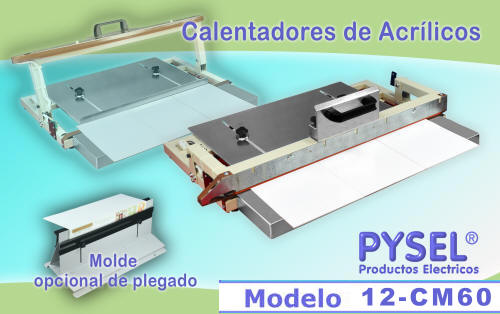 maquina calentadora dobladora de acrilicos alto impacto pvc espumado modelo compacto de mesa portatil