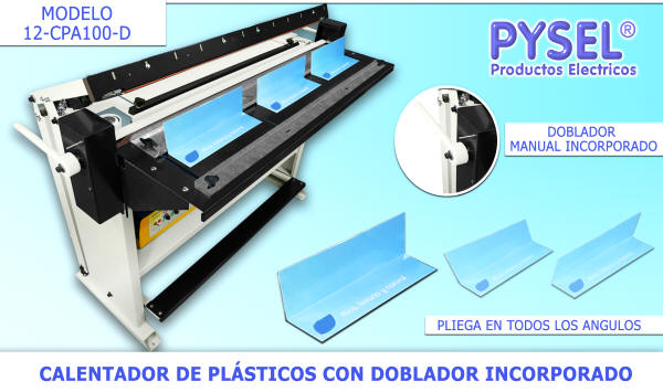 calentador y doblador multiple de 1mt de largo acrilico pet polietileno pvc espumado