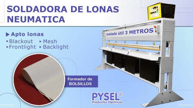 selladora de pie estandar neumaticas 3 mts suelda cortina roller, soldabanner neumaticas a pistones soldadoras de banner cortinas black out, soldadura de lona mesh pysel fabrica y distribuye suelda polietileno y otros