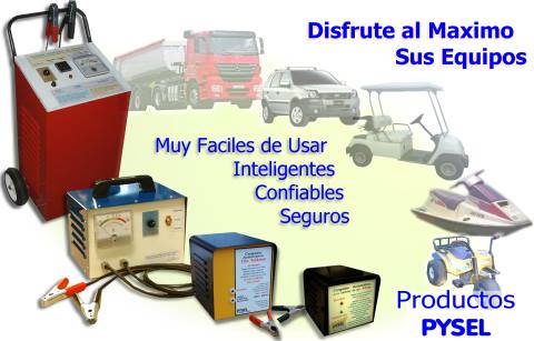 Cargador de baterías de uso profesional y particular 12/24V. 25A.