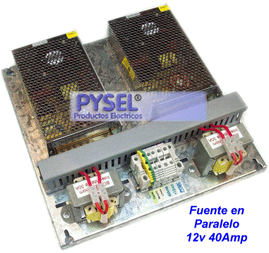 fuente switching en paralelo 12v 40Amp