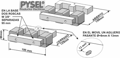 Electroiman Trifasico de 20Kg Electro imanes / Electro-imanes Servicio Para Industria pysel Fbrica  de usos industriales- - Para Bloqueos y frenos de motores Electro  paraIndustrias  Para Fbricas  Para servicios usos industriales- puentes gruas  - Bloqueos  Para frenos Elctroimn  / Elctro iman / Elctro-iman  Electroiman / Electroimn / Electro-iman / Electro-imn / Electro Iman / Electro imn Electro imanes / Electro-imanes