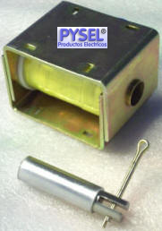 solenoide abierto rectangular uso como actuador solo tiro 12v 24v