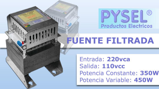 Fuente 220 / 110vcc 4Amp para celdas de media tension y otros sistemas con motores de 110v