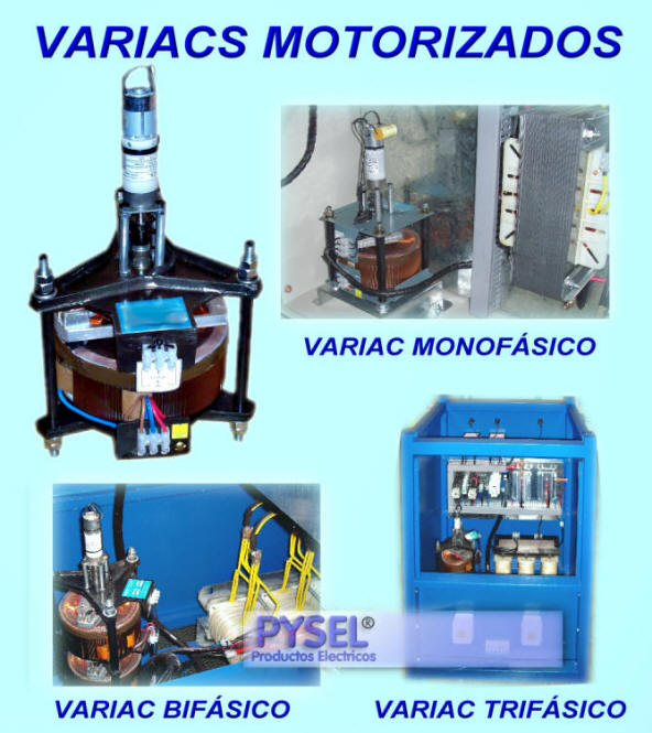 variadores de tension de alterna automatizados con motor y caja reductora, variacs motorizados comandados por servomotorde 1,5rpm