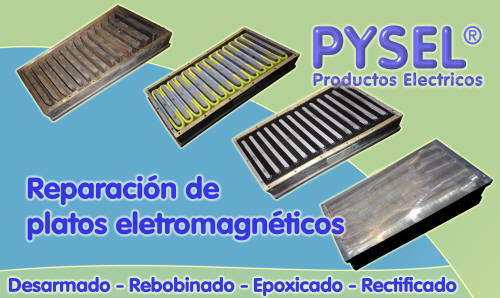 Rebobinados reparaciones de placas superiores platos electromagneticos rectificadoras afiladoras tangenciales  platos electricos cambios de tensiones 110vcc o 200vcc a 12vcc 24vcc  fuente de seguridad respaldos de baterias desmagnetizador