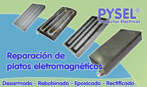 Rebobinado reparacion de placa superior plato electromagnetico rectificadora afilador tangencial  plato electrico  tension de 110 vcc o 200 v cc a 24v cc 12v cc  fuente de seguridad respaldo de bateria desmagnetizadores