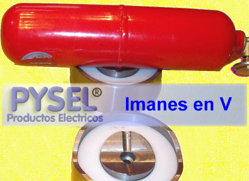 electroimanes en V para sujetar piezas cilindricas 