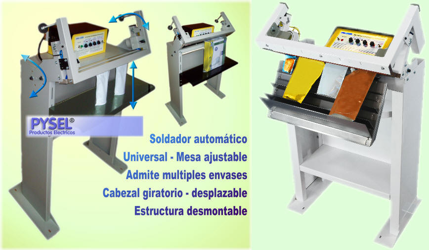 Selladora para doy pack envasadora compacta multiuso selladora de papel pouch aluminio plastificado papel plastificado amplia bandeja de apoyo ajustable en altura admite mesa horizontal, sella bicapa y tricapa