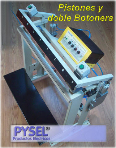 Envasadoras industriales Aplicaciones manuales  selladora soldadora envasadora automatizada por pistones neumaticos apta polietileno polipropileno etc