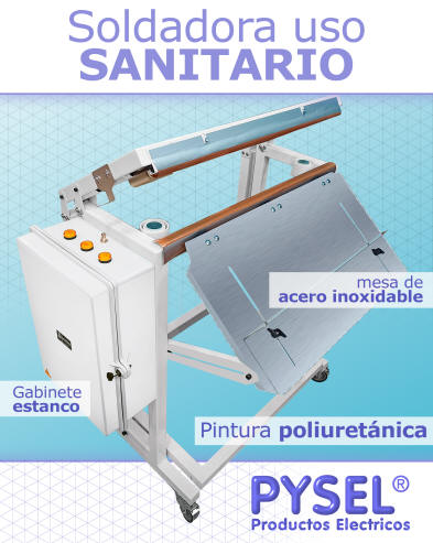 soldadora uso sanitario para frigorifico zona humeda, selladoras de bolsas para frigorificos hospitales etc