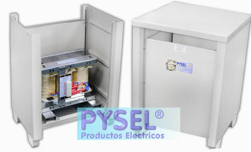 Gabinetes y estructura portantes para trifasicos de mediana potencia hasta 50kva