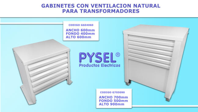 gabintes portantes para transformadores trifasicos ventilacion natural tapa y aletado antigoteo