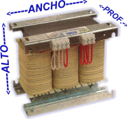 Fabricacion de Transformador Aislador de Seguridad Trifsico para uso Industrial dimensiones y tablas de potencias